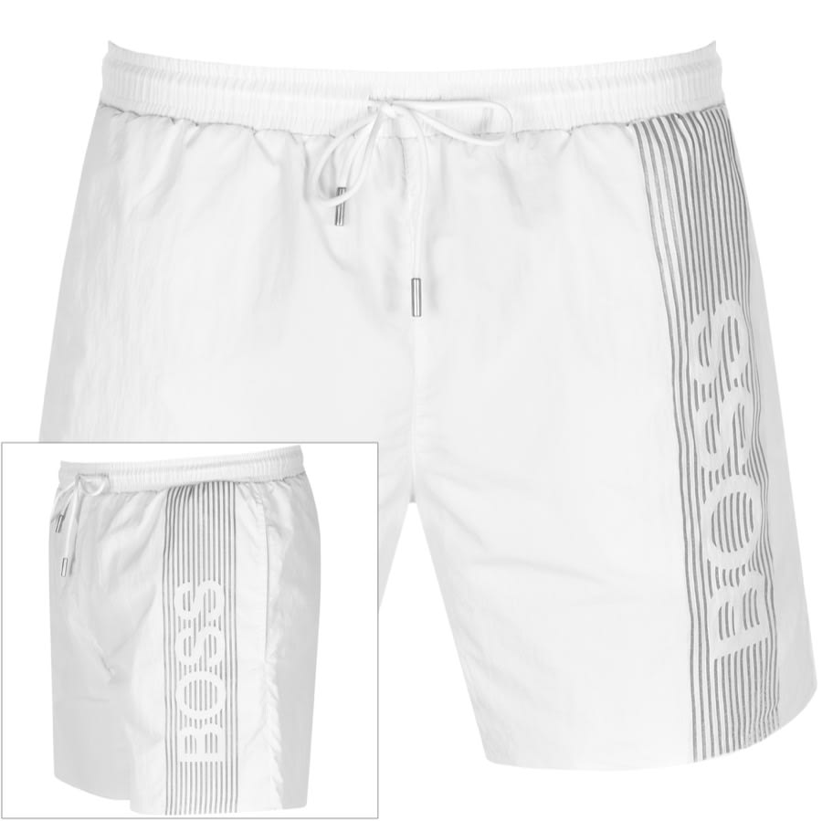 Alternative Image for ProductBOSS Icefish Swim Shorts White1
